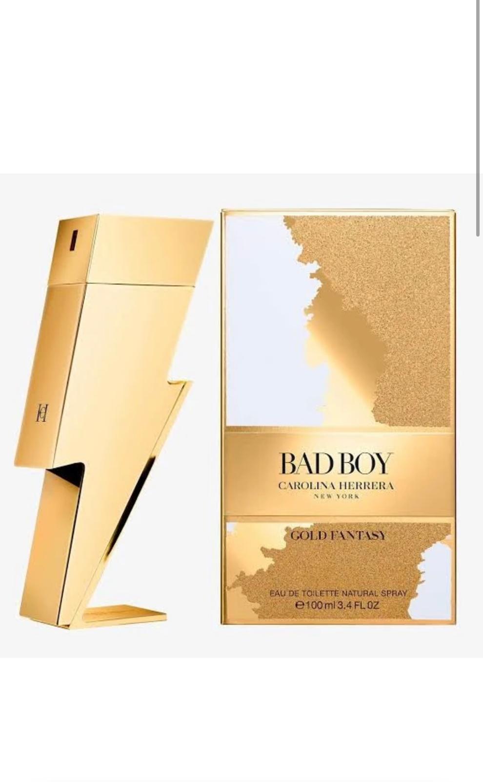 Carolina Herrera Bad Boy Gold Fantasy EDP 100ML İTHAL Erkek Parfüm -