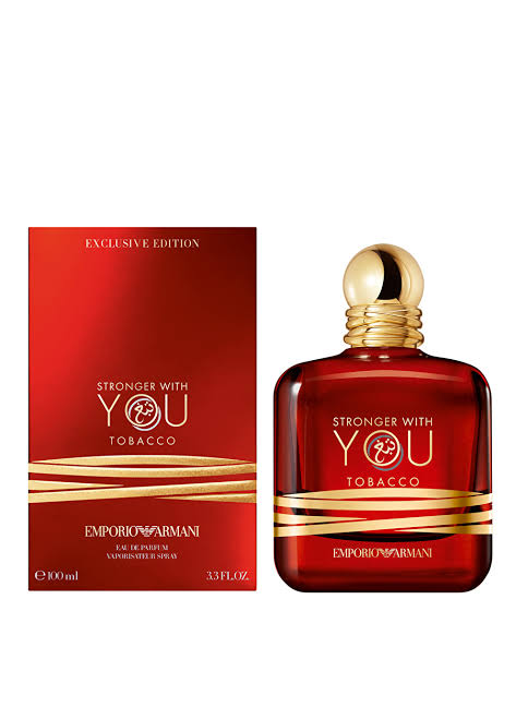 Armani Stronger With You Tobacco Edp 100 ml Erkek Parfüm JLT